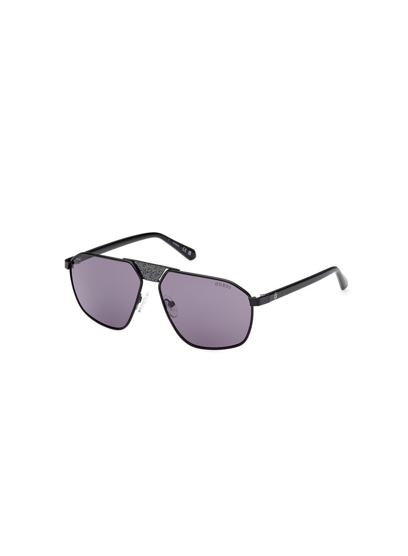 GUESS Men's UV Protection Pilot Sunglasses - GU0008601Y59 - Lens Size: 59 Mm - Image 1